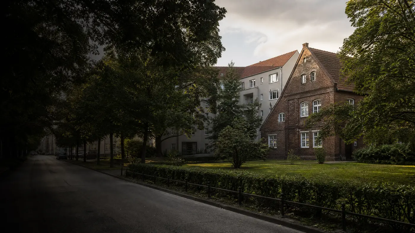Historic architecture in Alt-Reinickendorf for the Praxis Spring dentist location page