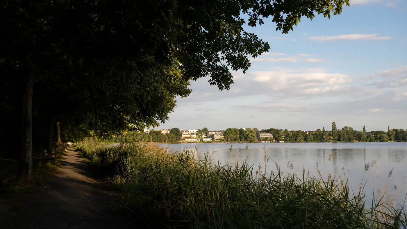 Lake Tegel near Praxis Spring on Berliner Straße in Berlin-Tegel